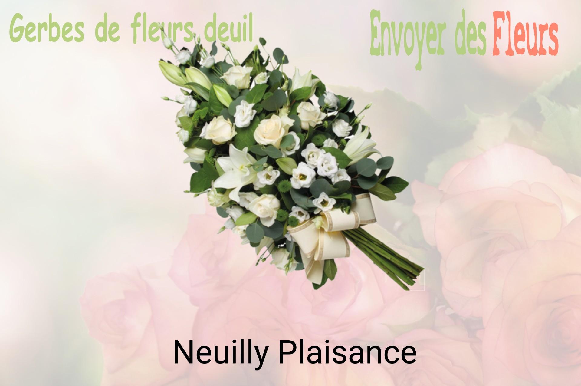 Gerbe de fleurs de deuil livrée à Neuilly-Plaisance
